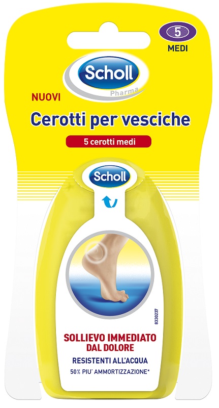 SCHOLL CEROTTI PER VESCICHE MEDIO DITA DEI PIEDI 6 PEZZI - Farmacia Castello Srl