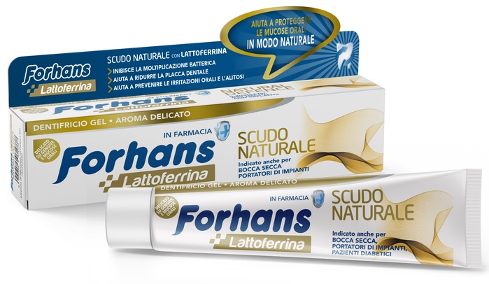 FORHANS DENTIFRICIO SCUDO NATURALE 75 ML - Farmacia Castello Srl