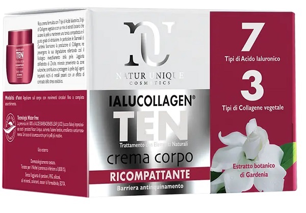 NATUR UNIQUE IALUCOLLAGEN TEN CREMA CORPO RICOMPATTANTE 200 ML - Farmacia Castello Srl