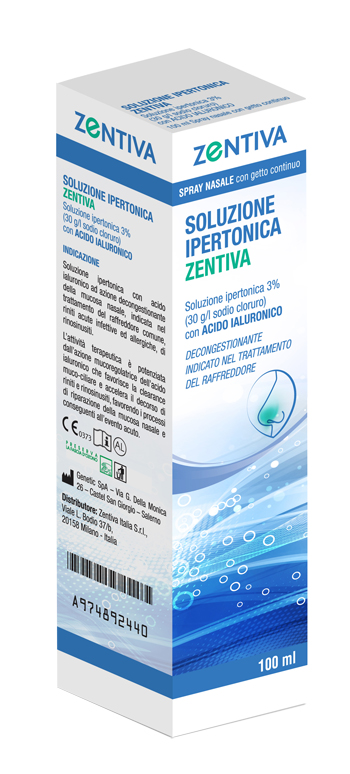 SOLUZIONE IPERTONICA ZENTIVA SPRAY NASALE 100 ML - Farmacia Castello Srl
