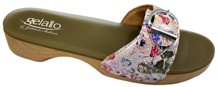 ZOCCOLO SOLE MIO FLOWER LIGHTPINK CON PLANTARE IN GEL 39-40 - Farmacia Castello Srl