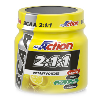 PROACTION BCAA 211 INSTANT 250 G - Farmacia Castello Srl