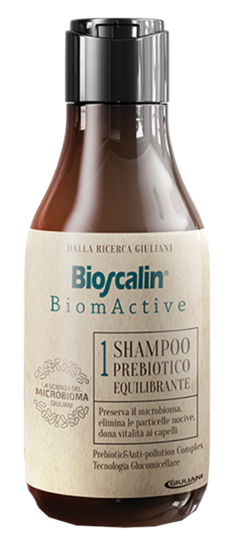BIOSCALIN BIOMACTIVE SHAMPOO PREBIOTICO EQUILIBRANTE 200 ML - Farmacia Castello Srl