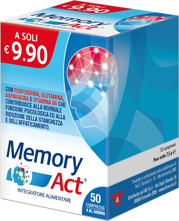 MEMORY ACT 50 COMPRESSE - Farmacia Castello Srl