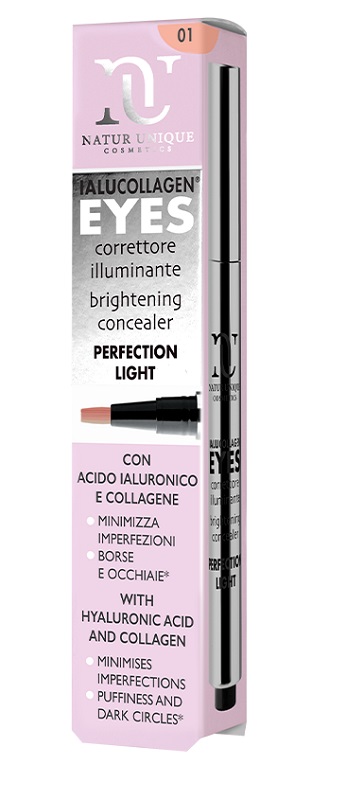 NATUR UNIQUE IALUCOLLAGEN EYES CORRETTORE PERFECTION LIGHT 01 FAIR 3 ML - Farmacia Castello Srl