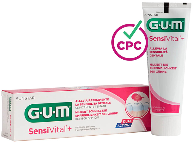 GUM SENSIVITAL + DENTIFRICIO 75 ML - Farmacia Castello Srl
