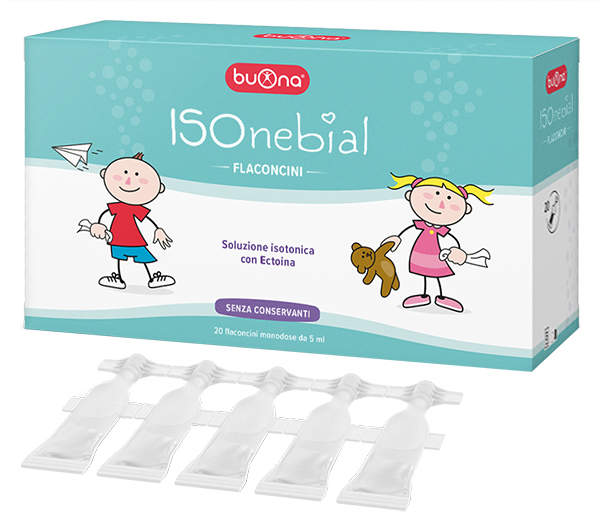 ISONEBIAL FLACONCINI SOLUZIONE ISOTONICA 0,9% CON AGGIUNTA DI ECTOINA 20X5 ML - Farmacia Castello Srl