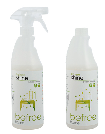 BEFREE HOME SHINE DETERGENTE LUCIDANTE SPRAY 750 G - Farmacia Castello Srl