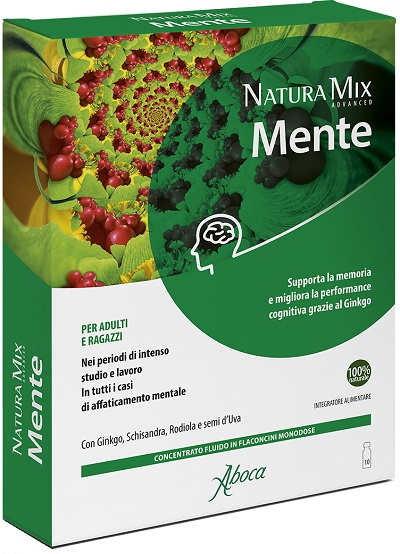 NATURA MIX ADVANCED MENTE 10 FLACONCINI - Farmacia Castello Srl