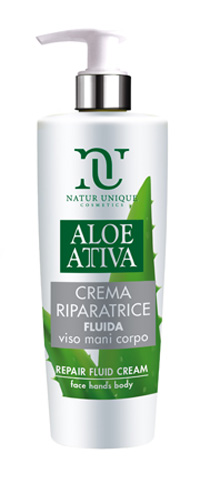 ALOE ATTIVA CREMA FLUIDA RIPARATRICE 190 ML NATUR UNIQUE - Farmacia Castello Srl