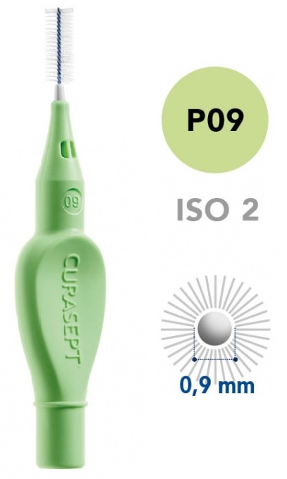 CURASEPT PROXI P09 VERDE CHIARO/LIGHT GREEN 5 PEZZI - Farmacia Castello Srl