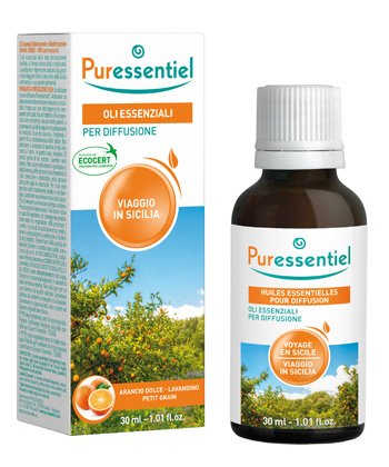 PURESSENTIEL MISCELA DIFFUSIONE VIAGGIO SICILIA 30 ML - Farmacia Castello Srl