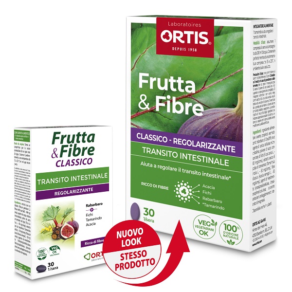 FRUTTA & FIBRE CLASSICO 30 COMPRESSE - Farmacia Castello Srl