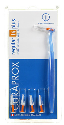 CURAPROX CPS REGULAR CPS 14 CON 5 SCOVOLINI + SUPPORTO - Farmacia Castello Srl