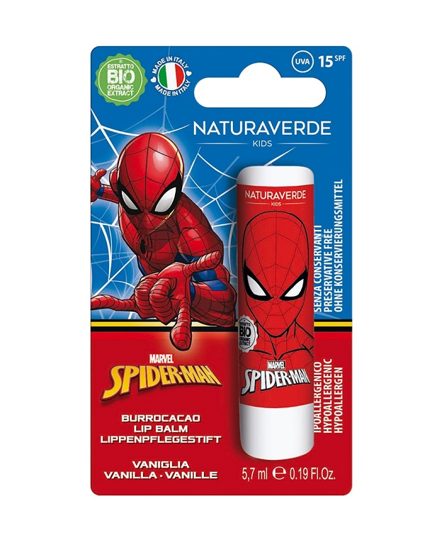 SPIDERMAN BURROCACAO VANIGLIA 5,7 ML - Farmacia Castello Srl