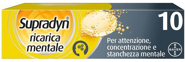 SUPRADYN RICARICA MENTALE 10 COMPRESSE - Farmacia Castello Srl