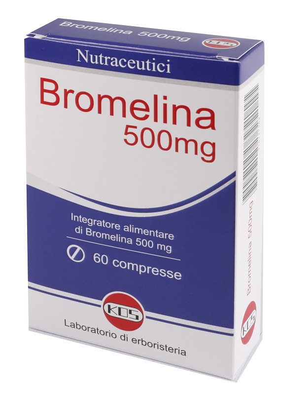 BROMELINA 500 MG 60 COMPRESSE - Farmacia Castello Srl