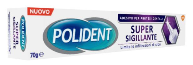 POLIDENT SUPER TENUTA+SIGILLANTE ADESIVO PROTESI DENTALE 70 G - Farmacia Castello Srl