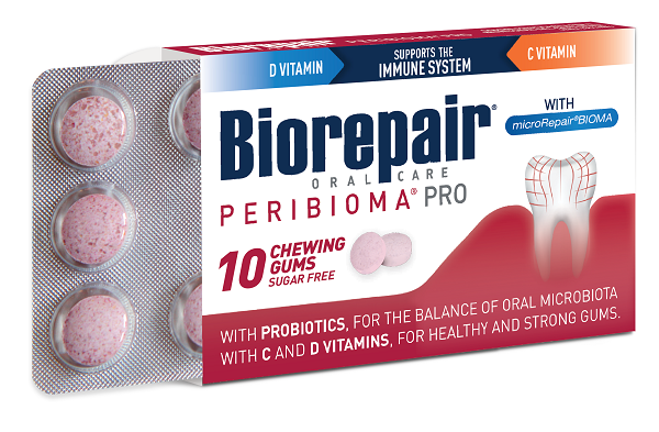 BIOREPAIR PERIBIOMA GOMME MASTICABILI 10 COMPRESSE DA 1,2 G - Farmacia Castello Srl