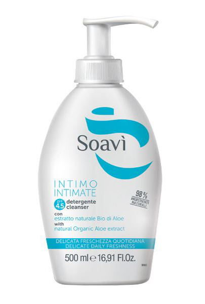 SOAVI INTIMO DELICATO PH4,5 FLACONE CON DISPENSER 500 ML - Farmacia Castello Srl