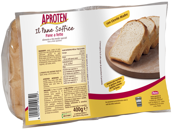 APROTEN PANE BIANCO FETTE 2 PEZZI DA 200 G - Farmacia Castello Srl
