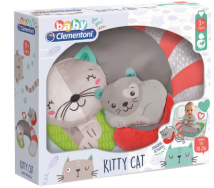 BABY CLEMENTONI PRIMI MESI IL CUSCINO GATTO KITTY - Farmacia Castello Srl