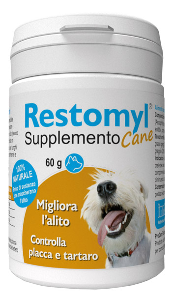 RESTOMYL SUPPLEMENTO CANE FLACONCINO 60 G - Farmacia Castello Srl