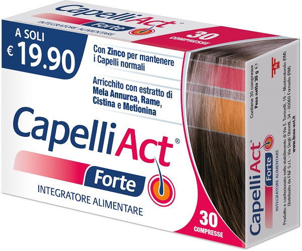 CAPELLI ACT FORTE 30 COMPRESSE - Farmacia Castello Srl