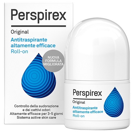 PERSPIREX ORIGINAL ANTITRASPIRANTE ROLL-ON DEODORANTE NUOVA FORMULA 20 ML - Farmacia Castello Srl