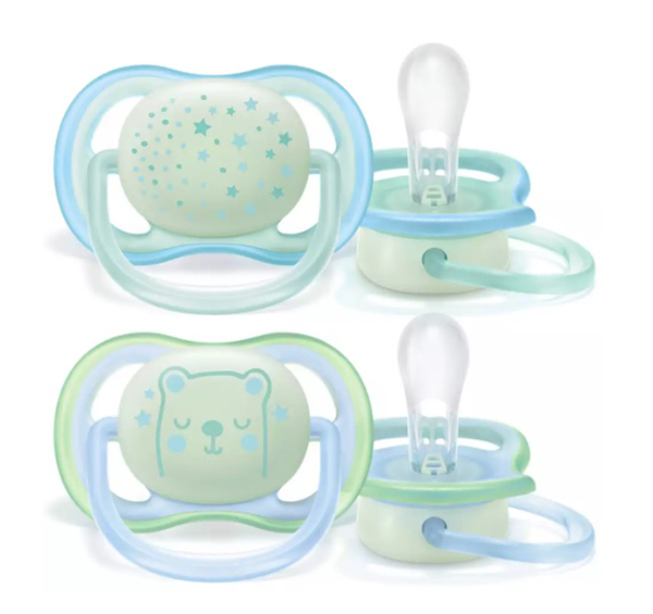 AVENT SUCCHIETTO ULTRA AIR NIGHT 0-6 MESI 2 PEZZI - Farmacia Castello Srl