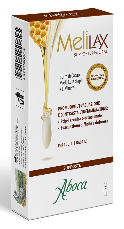 MELILAX 12 SUPPOSTE - Farmacia Castello Srl