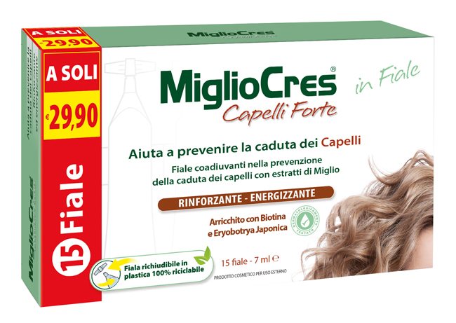 MIGLIOCRES FORTE 15 FIALE TRATTAMENTO DERMOCOSMETICO - Farmacia Castello Srl