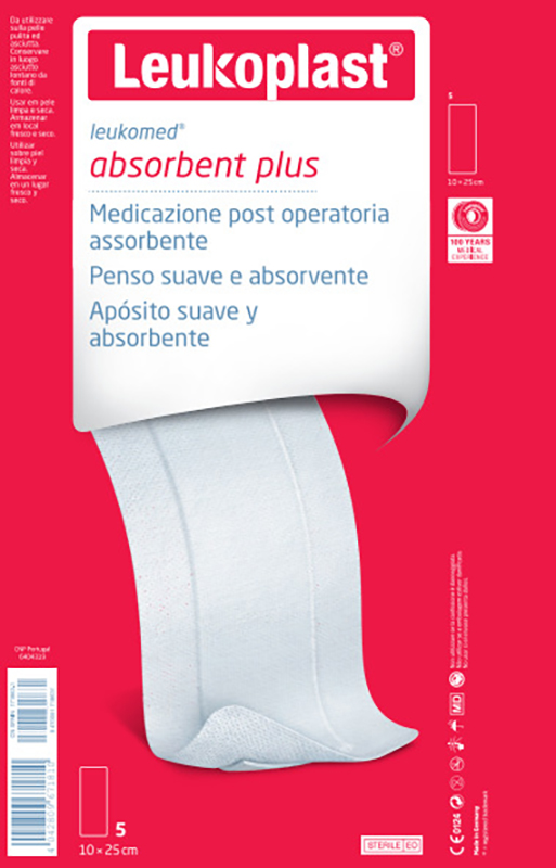 LEUKOMED MEDICAZIONE POST-OPERATORIA IN TESSUTO NON TESSUTO 10 X 25 CM - Farmacia Castello Srl