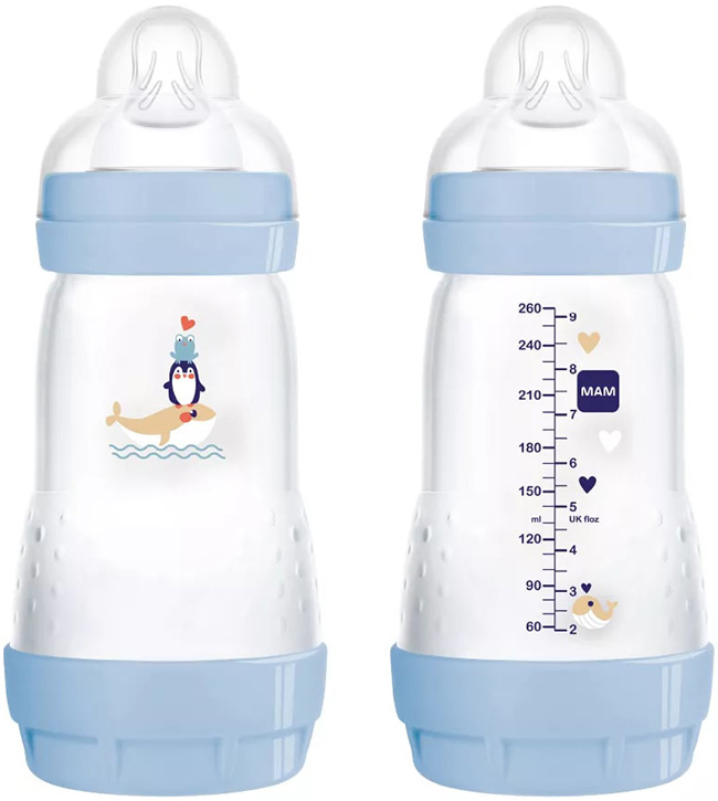 MAM BIBERON EASY START 260 ML 2+ TETTARELLA 2 MASCHIO - Farmacia Castello Srl