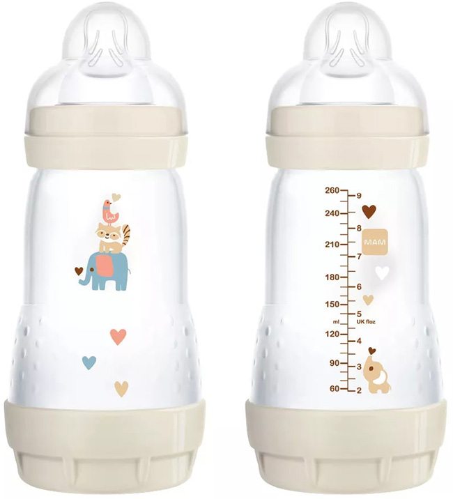 MAM BIBERON EASY START 260 ML 2+ TETTARELLA 2 NEUTRO - Farmacia Castello Srl