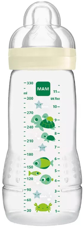 MAM EASY ACTIVE BIBERON 4+ 330 ML TETTARELLA 3 NEUTRO - Farmacia Castello Srl