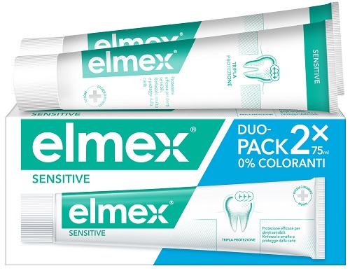 ELMEX SENSITIVE DENTIFRICIO BITUBO 2X75 ML - Farmacia Castello Srl
