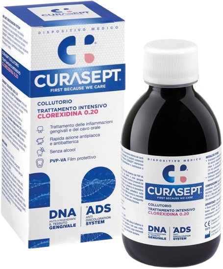 CURASEPT COLLUTORIO 0,20 ADS + DNA 200 ML - Farmacia Castello Srl