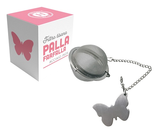 HIMALAYA FILTRO TISANA PALLA FARFALLA IN ACCIAIO INOX - Farmacia Castello Srl