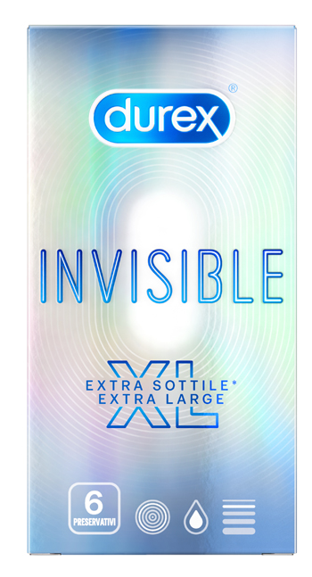 PROFILATTICO DUREX INVISIBLE XL 6 PEZZI - Farmacia Castello Srl