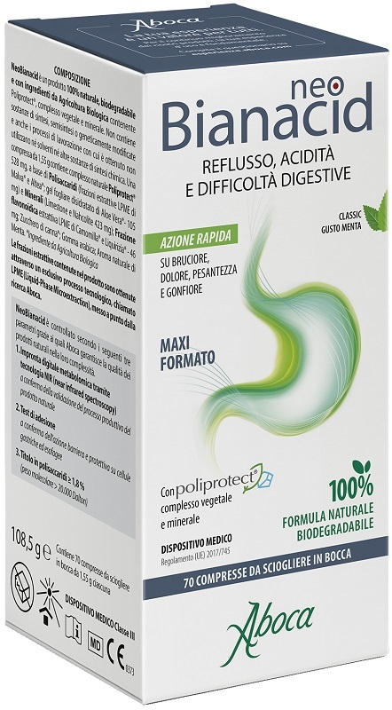 NEOBIANACID 70 COMPRESSE MASTICABILI - Farmacia Castello Srl