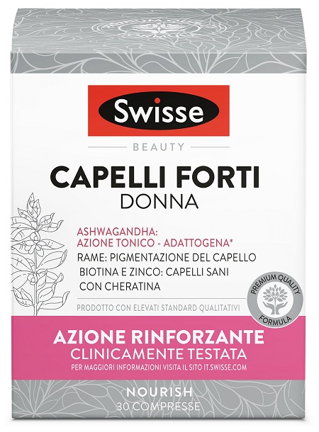 SWISSE CAPELLI FORTI DONNA 30 COMPRESSE - Farmacia Castello Srl
