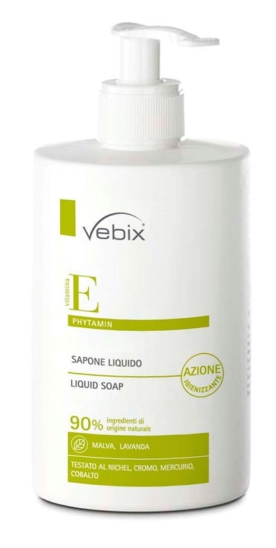 VEBIX PHYTAMIN SAPONE MANI AZIONE IGIENIZZANTE 500 ML - Farmacia Castello Srl