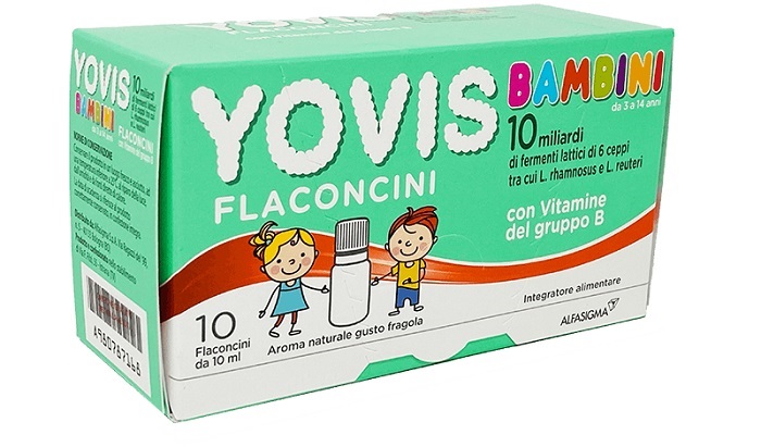 YOVIS BAMBINI FRAGOLA 10 FLACONCINI DA 10 ML - Farmacia Castello Srl