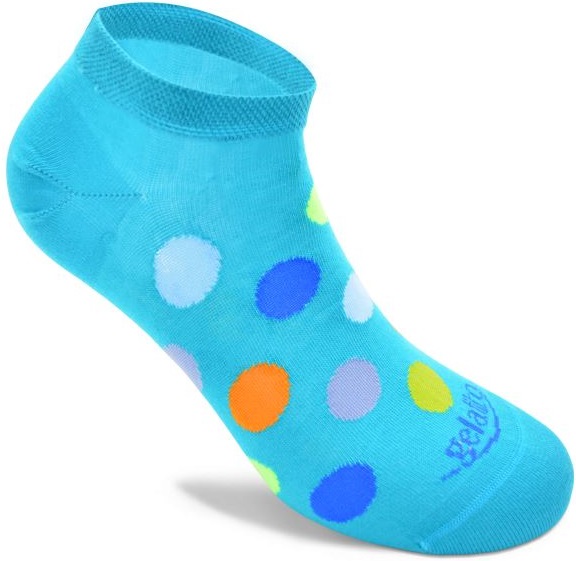 CALZA GELATO SPRIZ IN COTONE NATURALE TURQUOISE POIS 38-41 - Farmacia Castello Srl