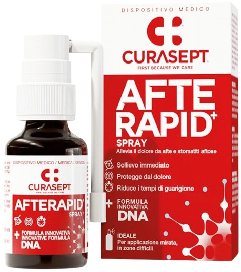 CURASEPT SPRAY AFTE RAPID DNA 15 ML - Farmacia Castello Srl