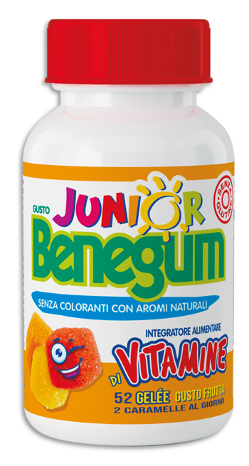 BENEGUM JUNIOR GELEE VITAMINE 52 CARAMELLE - Farmacia Castello Srl