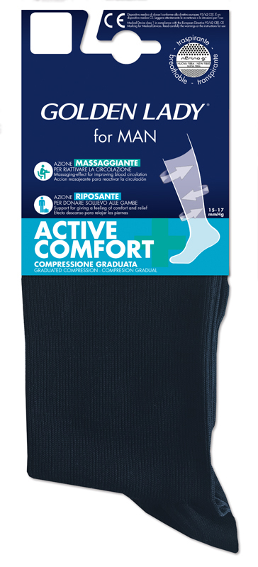 CALZA UOMO GOLDEN LADY FOR MAN ACTIVE COMFORT 45-47 - Farmacia Castello Srl