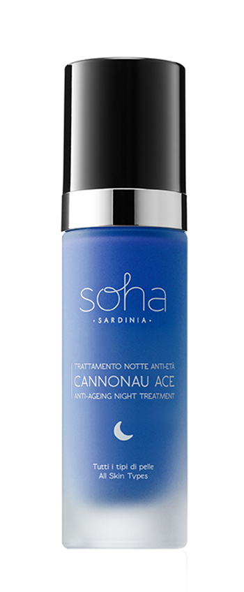SOHA CANNONAU ACE TRATTAMENTO NOTTE TUTTI I TIPI DI PELLE 30 ML - Farmacia Castello Srl