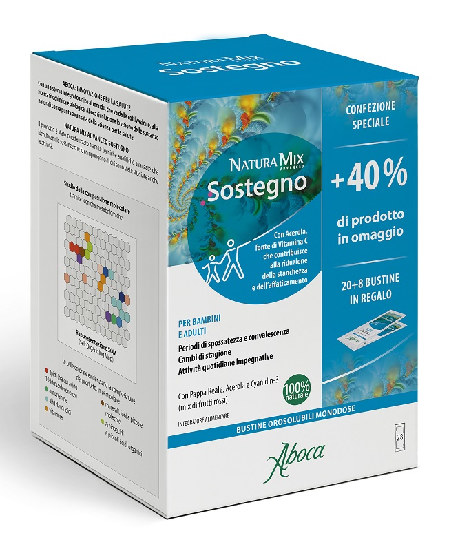 NATURA MIX ADVANCED SOSTEGNO OROSOLUBILE 28 BUSTINE CONFEZIONE SPECIALE - Farmacia Castello Srl